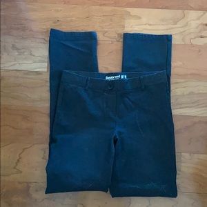 Charcoal Grey Stretch Pants